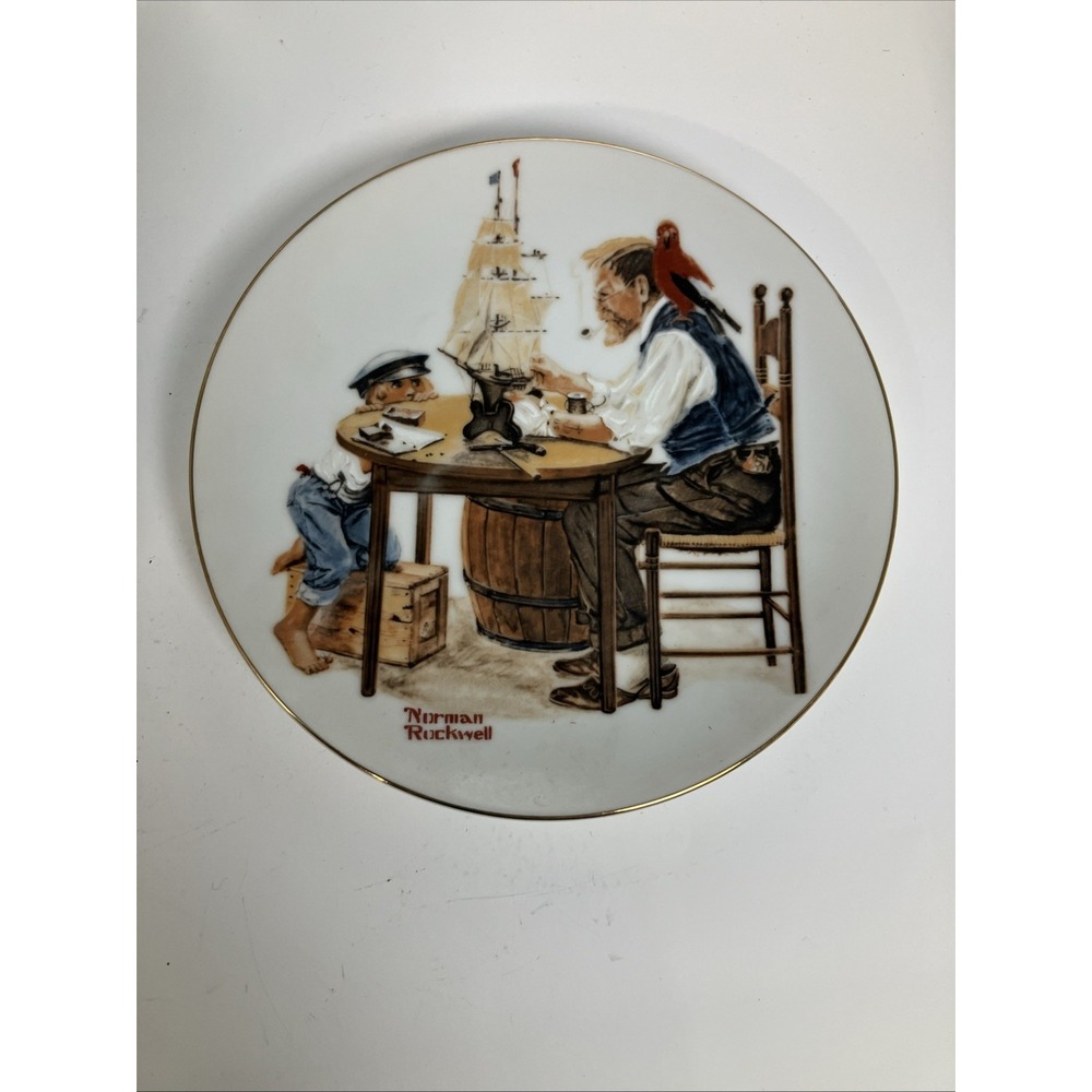 1982 International Collection Finders Norman‎ Rockwell, For a Good Boy Plate